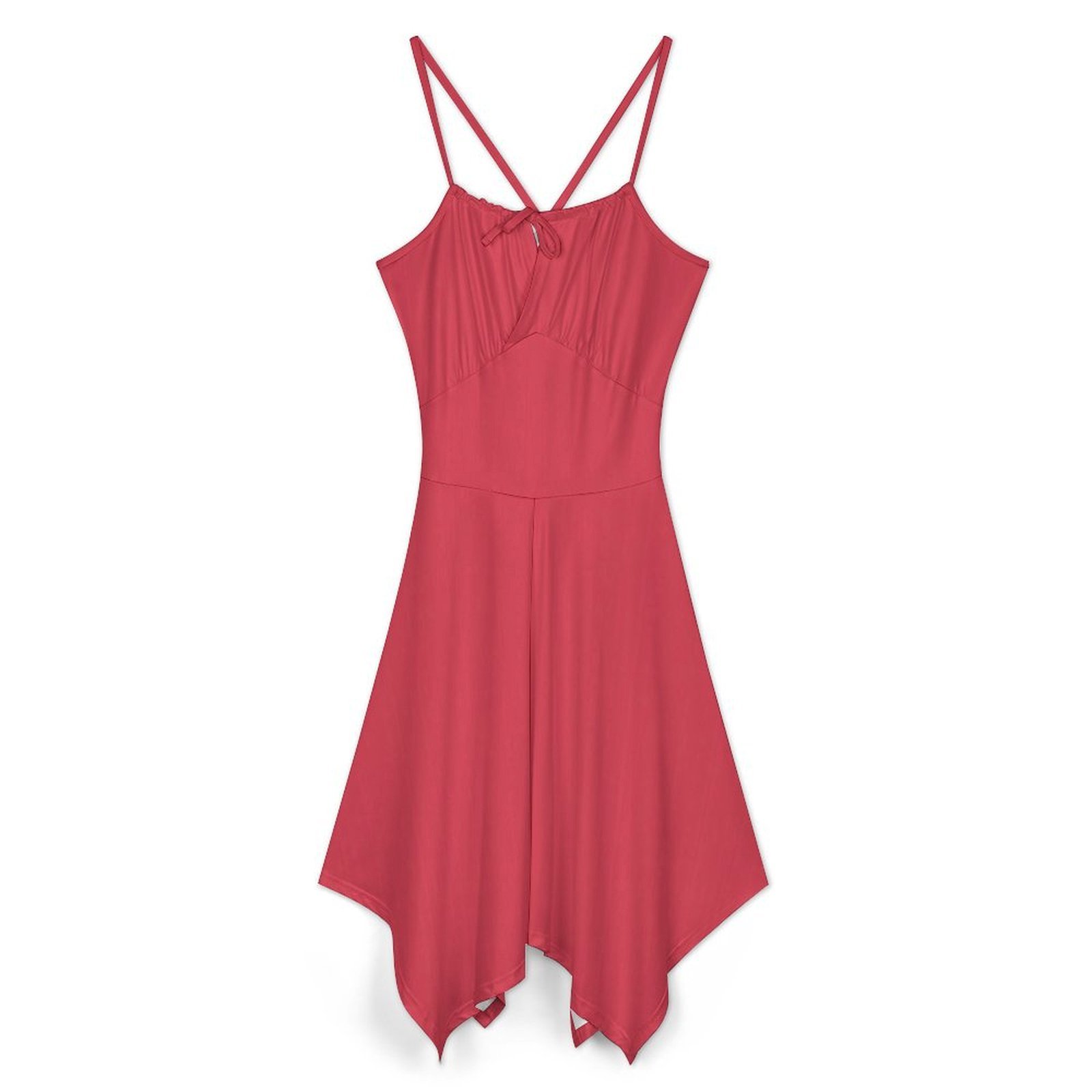 Smocked Dress Women - ชุดเดรสลายดอกไม้ปาปริก้าสำหรับผู้หญิง ฤดูใบไม้ผลิ ฤดูร้อน ชุดลำลองสำหรับงานปาร์ตี้ สีสันสดใส เสื้อผ้าผู้หญิง