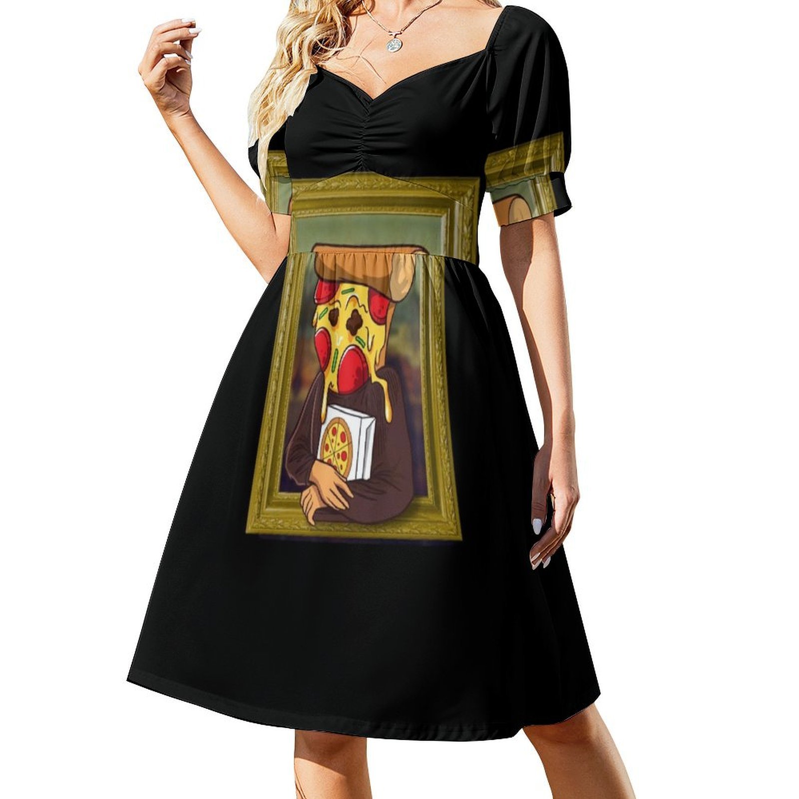 ชุดเดรสลายดอกไม้สำหรับผู้หญิง  - Smocked Dress Women บทวิจารณ์และราคา