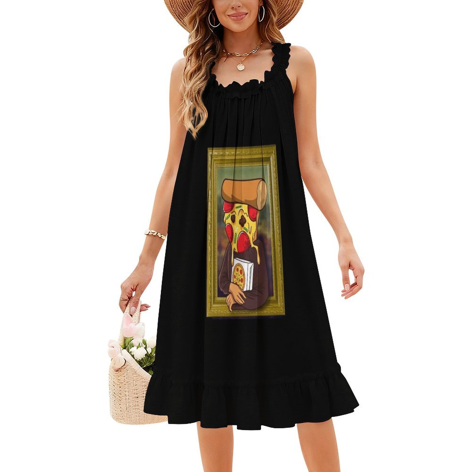 ชุดเดรสลายดอกไม้สำหรับผู้หญิง  - Smocked Dress Women บทวิจารณ์และราคา