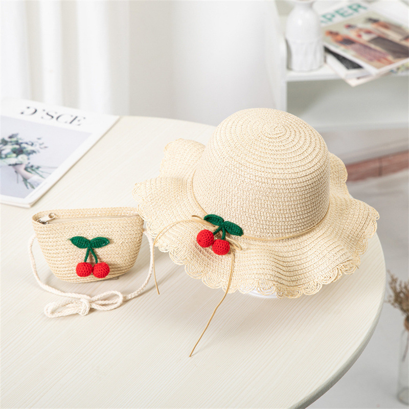 หมวกเด็กสำหรับเด็กผู้หญิงอายุ  - Straw Hat Summer บทวิจารณ์และราคา