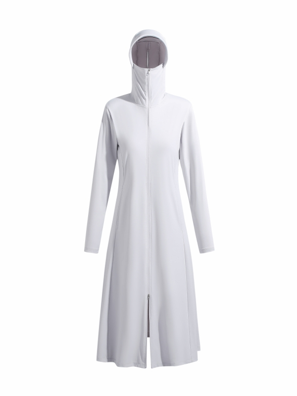 เสื้อคลุมกันแดดผ้าไหมน้ำแข็งน้ - Women'S Fashion Long Coat บทวิจารณ์และราคา