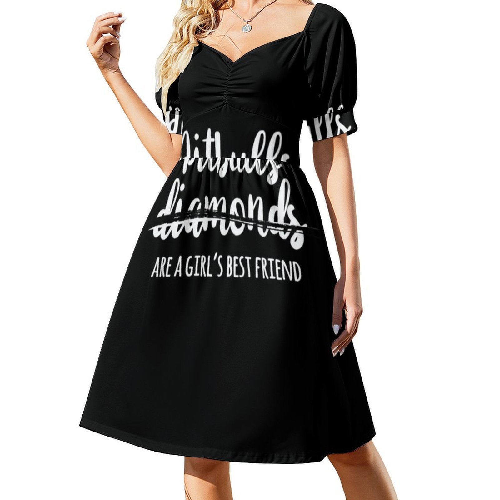 พิทบูลคือเพื่อนที่ดีที่สุดของผ - Smocked Dress Women บทวิจารณ์และราคา