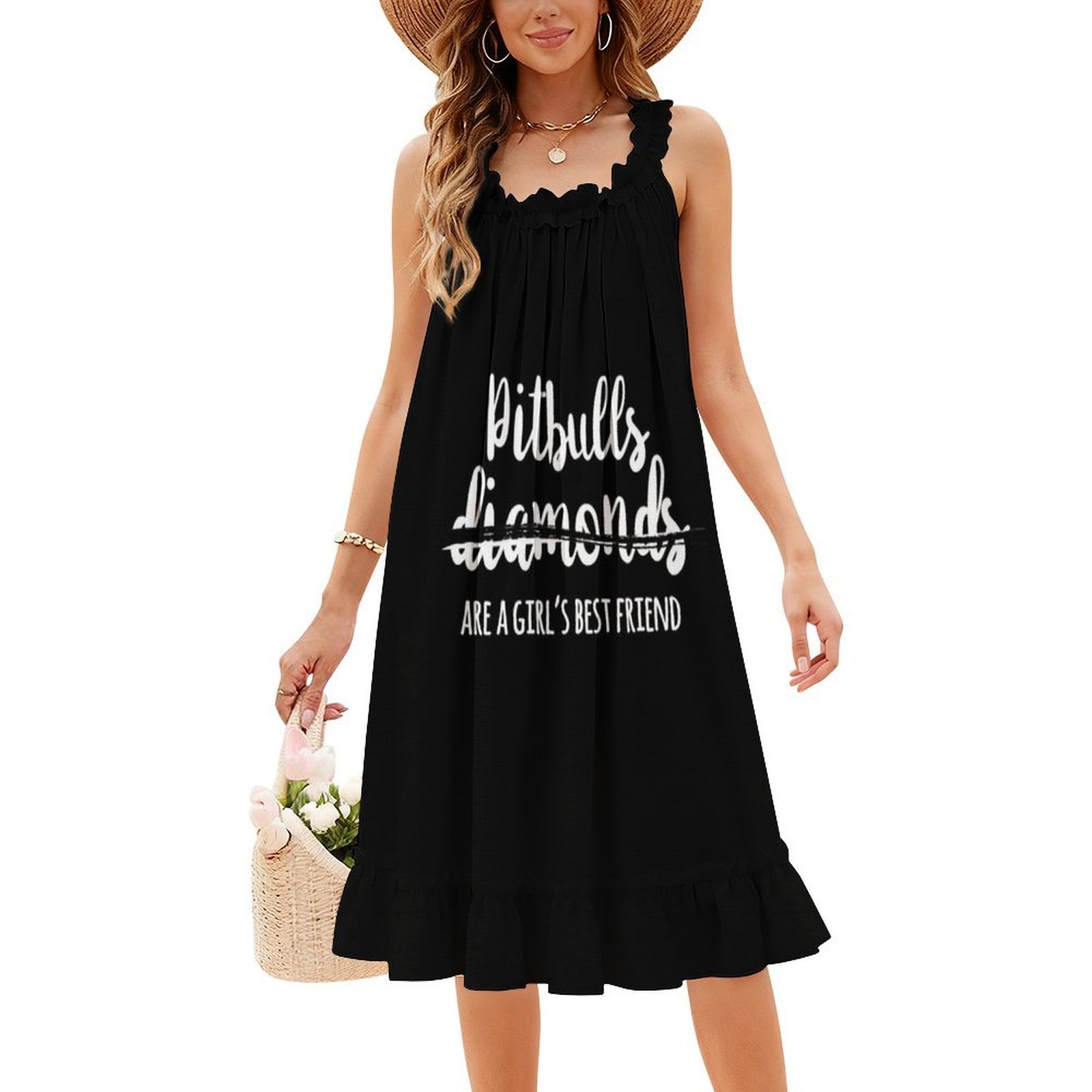 พิทบูลคือเพื่อนที่ดีที่สุดของผ - Smocked Dress Women บทวิจารณ์และราคา