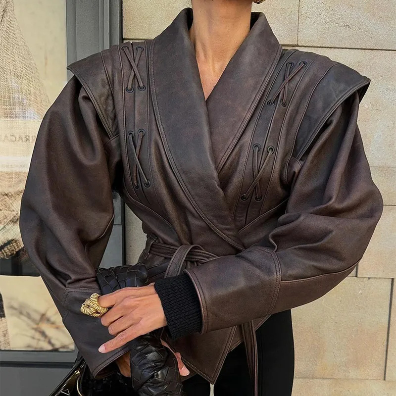 เสื้อแจ็คเก็ตหนังผู้หญิงสไตล์ส - Women'S Fashion Quilted Jacket บทวิจารณ์และราคา