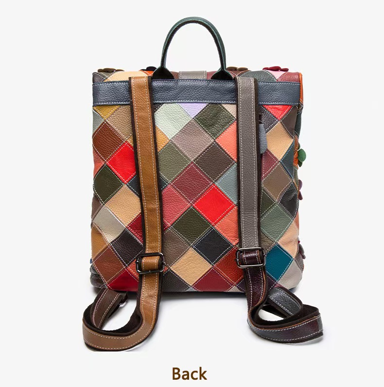กระเป๋าเป้สะพายหลังหนังแท้สไตล - Women'S Fashion Backpack บทวิจารณ์และราคา