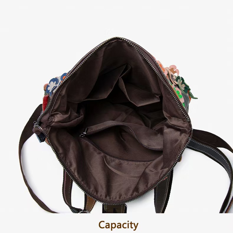กระเป๋าเป้สะพายหลังหนังแท้สไตล - Women'S Fashion Backpack บทวิจารณ์และราคา