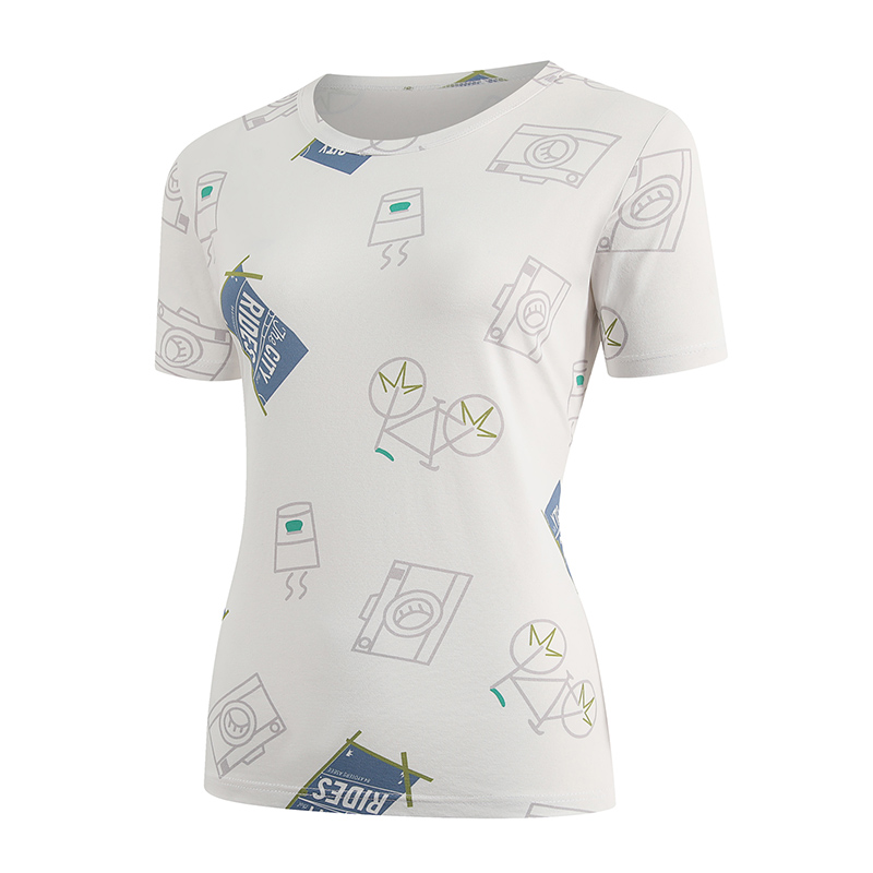 เสื้อยืดแขนสั้นพิมพ์ลายฤดูร้อน - Women Fashion Wear บทวิจารณ์และราคา