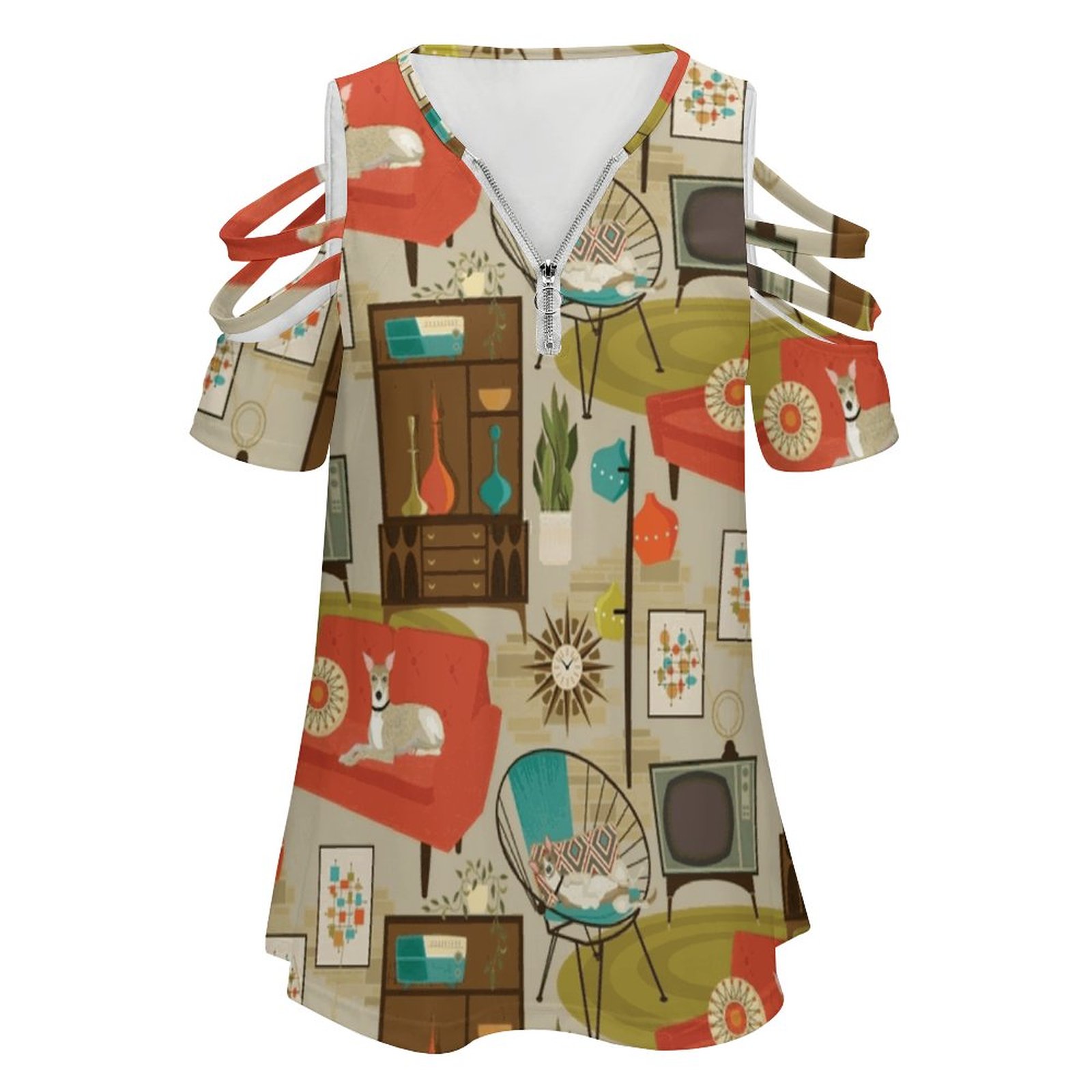 Rec Room Madness เสื้อยืดผู้หญ - Women'S Fashion In The 1960S บทวิจารณ์และราคา
