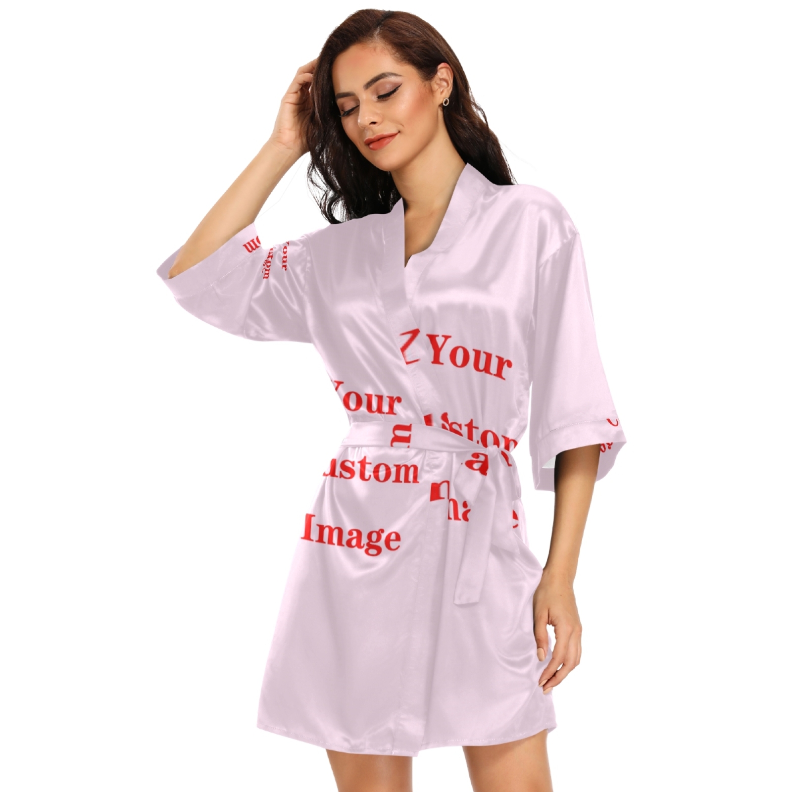 แฟชั่นซาตินยาวชุดผู้หญิง Wrap  - Women'S Fashion Dresses Images บทวิจารณ์และราคา