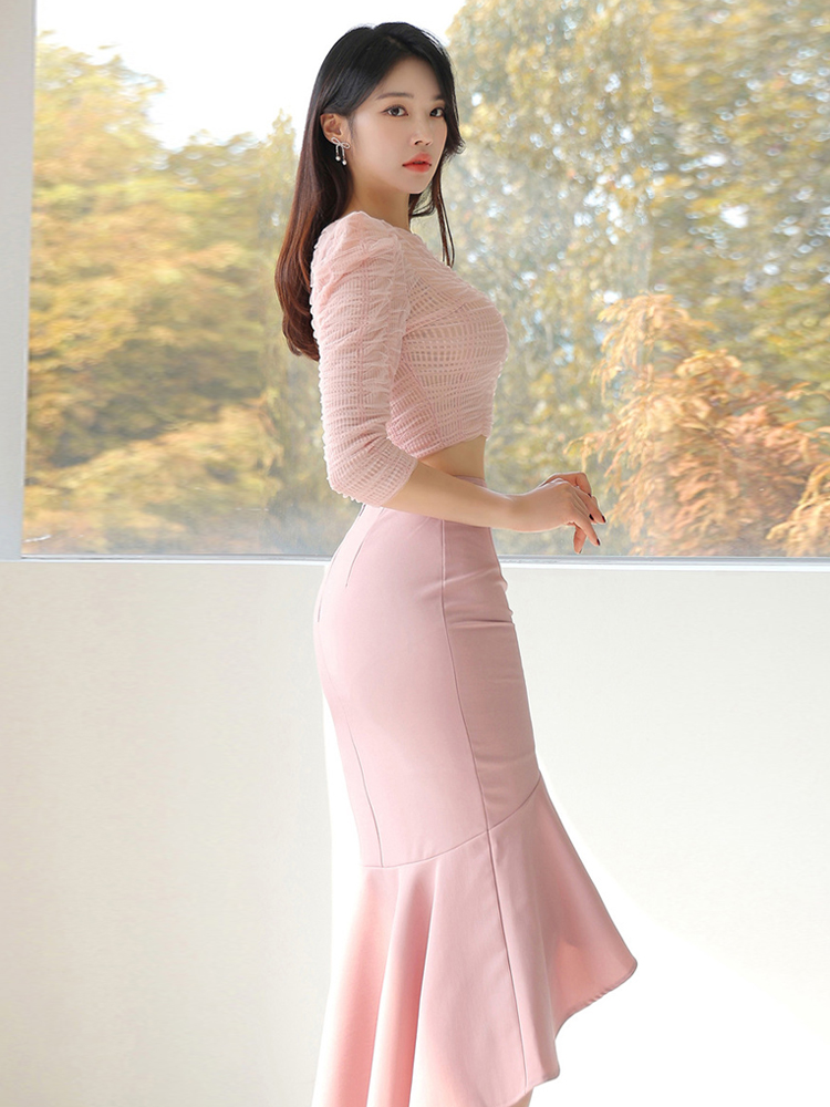 ใหม่แฟชั่นเซ็กซี่สีชมพูหวาน 2  - Women'S Fashion Long Coat บทวิจารณ์และราคา