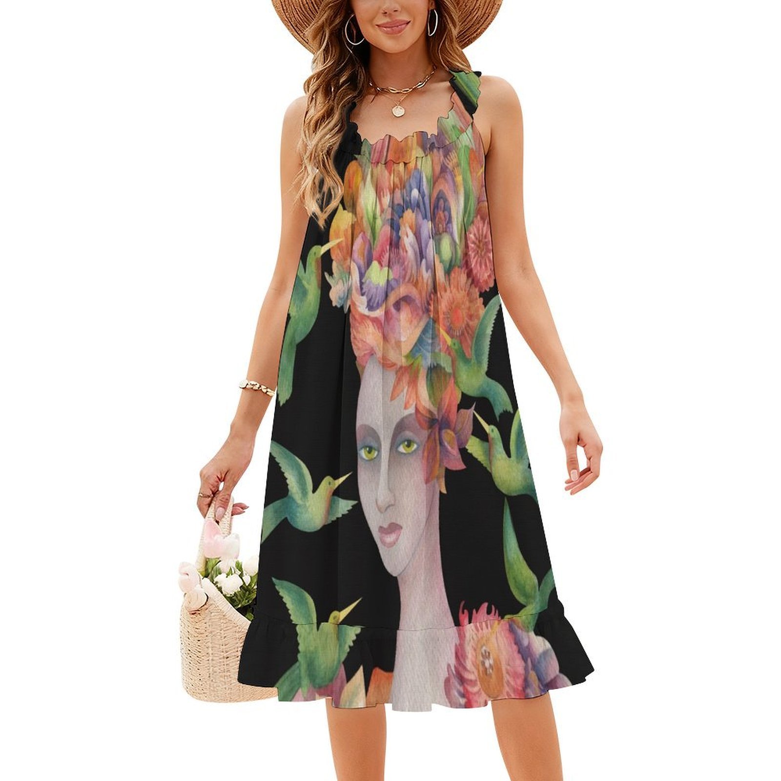 ผู้หญิงคนนั้นคือใคร? # ชุดเดรส - Smocked Dress Women บทวิจารณ์และราคา