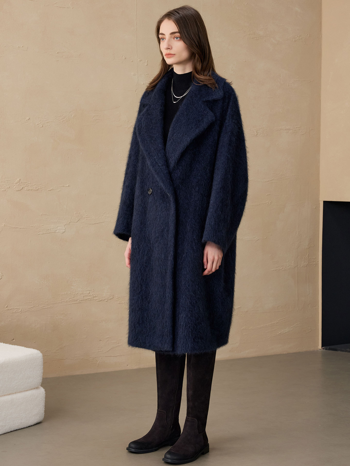 เสื้อเบลเซอร์ผู้หญิง Allingent - Women'S Fashion Long Coat บทวิจารณ์และราคา
