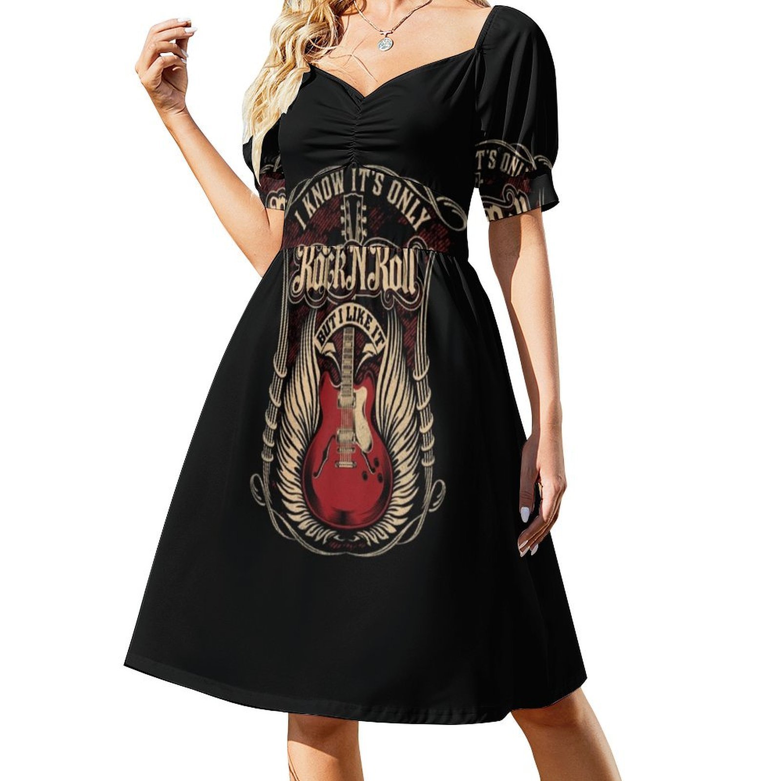 มัน&X27; เอส ออนลี่ ร็อค &X27; - Smocked Dress Women บทวิจารณ์และราคา