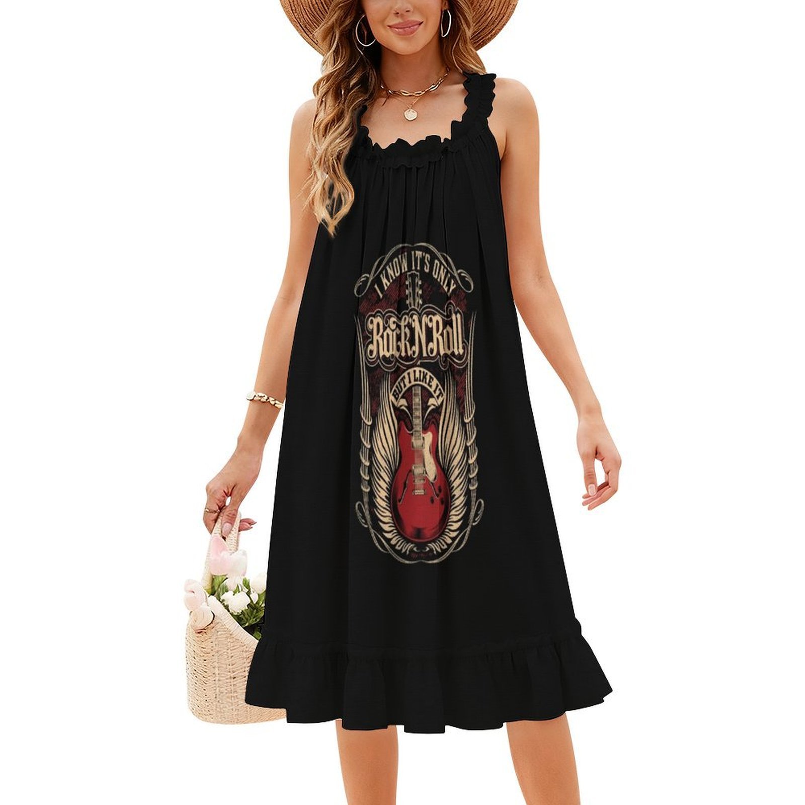 มัน&X27; เอส ออนลี่ ร็อค &X27; - Smocked Dress Women บทวิจารณ์และราคา