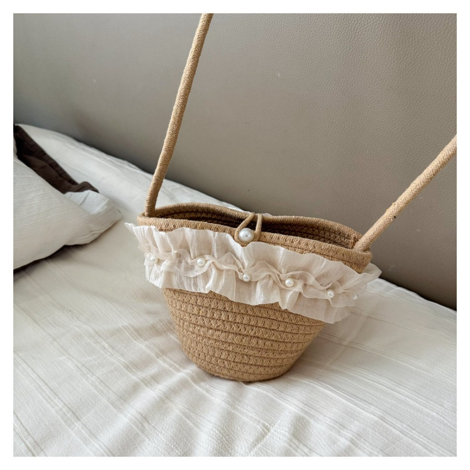 ชุดหมวกฟางและกระเป๋าสำหรับเด็ก - Straw Hat Summer บทวิจารณ์และราคา