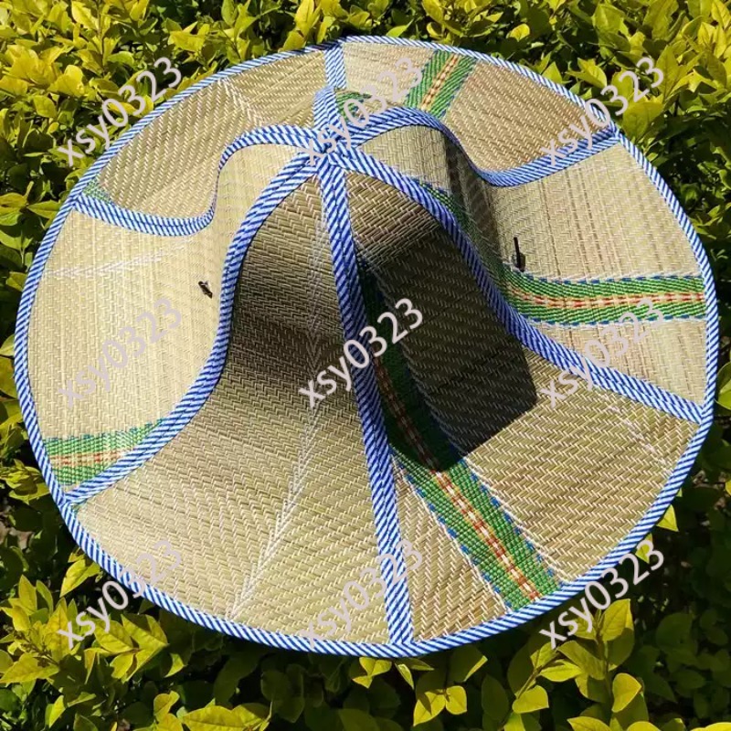 หมวกฟางปีกกว้างแบบพับได้ หมวกป - Straw Hat Summer บทวิจารณ์และราคา