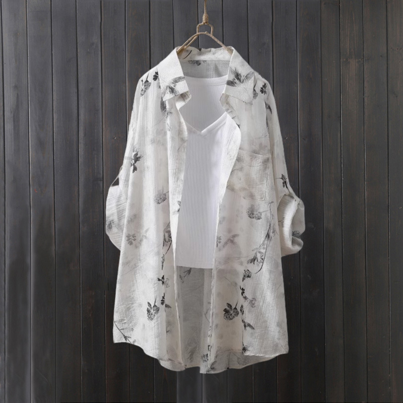 เสื้อเชิ้ตเทนเซล เสื้อคลุมบางๆ - Women'S Fashion Long Coat บทวิจารณ์และราคา