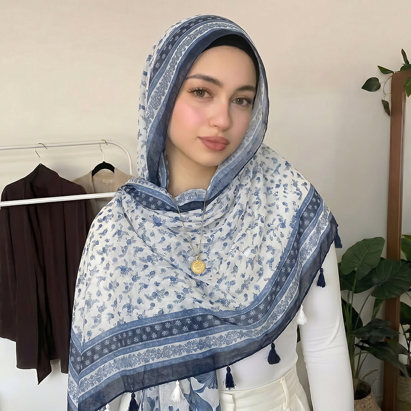ผ้าคลุมศีรษะมุสลิมแบบหรูหรา ลา - Women Fashion Wear บทวิจารณ์และราคา