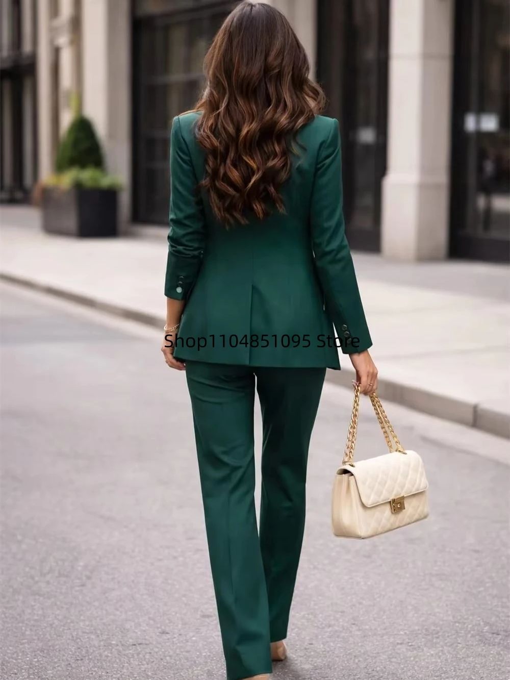ชุดสูทสีเขียว 3 ชิ้น สำหรับผู้ - Women'S Fashion Long Coat บทวิจารณ์และราคา