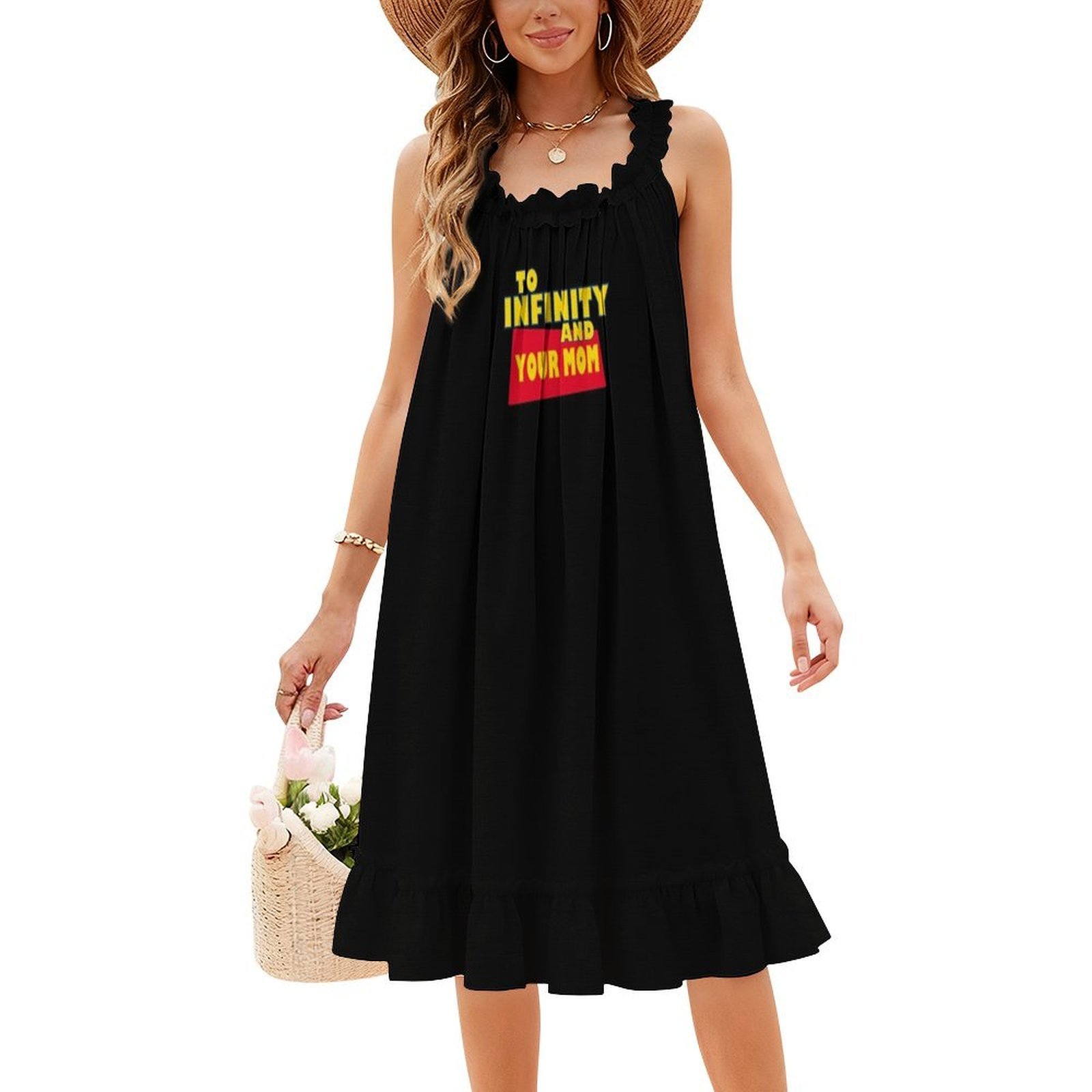 ชุดเดรสลายดอกไม้ To Infinity A - Smocked Dress Women บทวิจารณ์และราคา