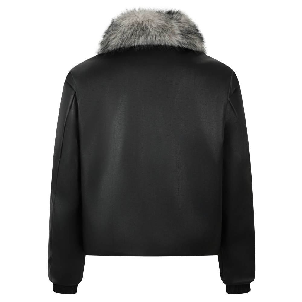 เสื้อแจ็คเก็ตหนังผู้หญิงพร้อมป - Women'S Fashion Quilted Jacket บทวิจารณ์และราคา