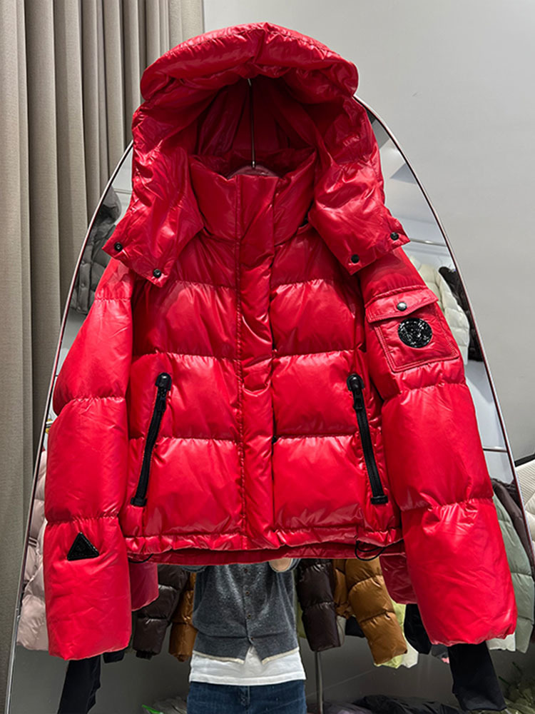 เสื้อโค้ทขนเป็ดสีขาว90% ให้ควา - Women'S Fashion Quilted Jacket บทวิจารณ์และราคา