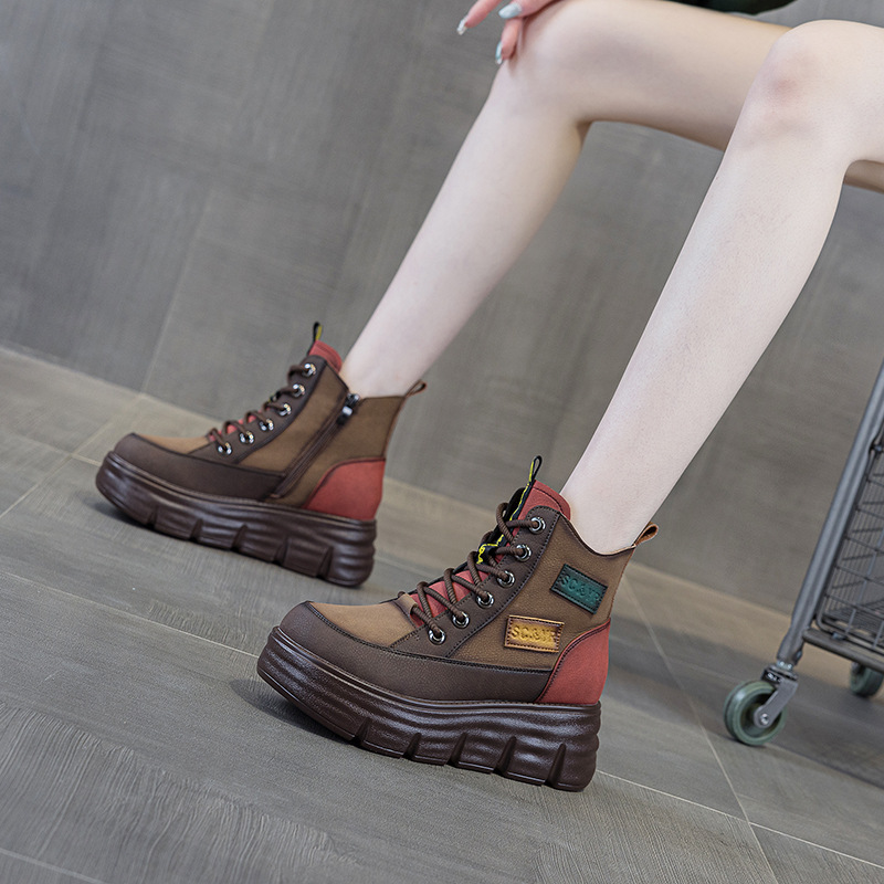รองเท้าบูทแพลตฟอร์มสำหรับผู้หญ - Women'S Fashion Petite บทวิจารณ์และราคา