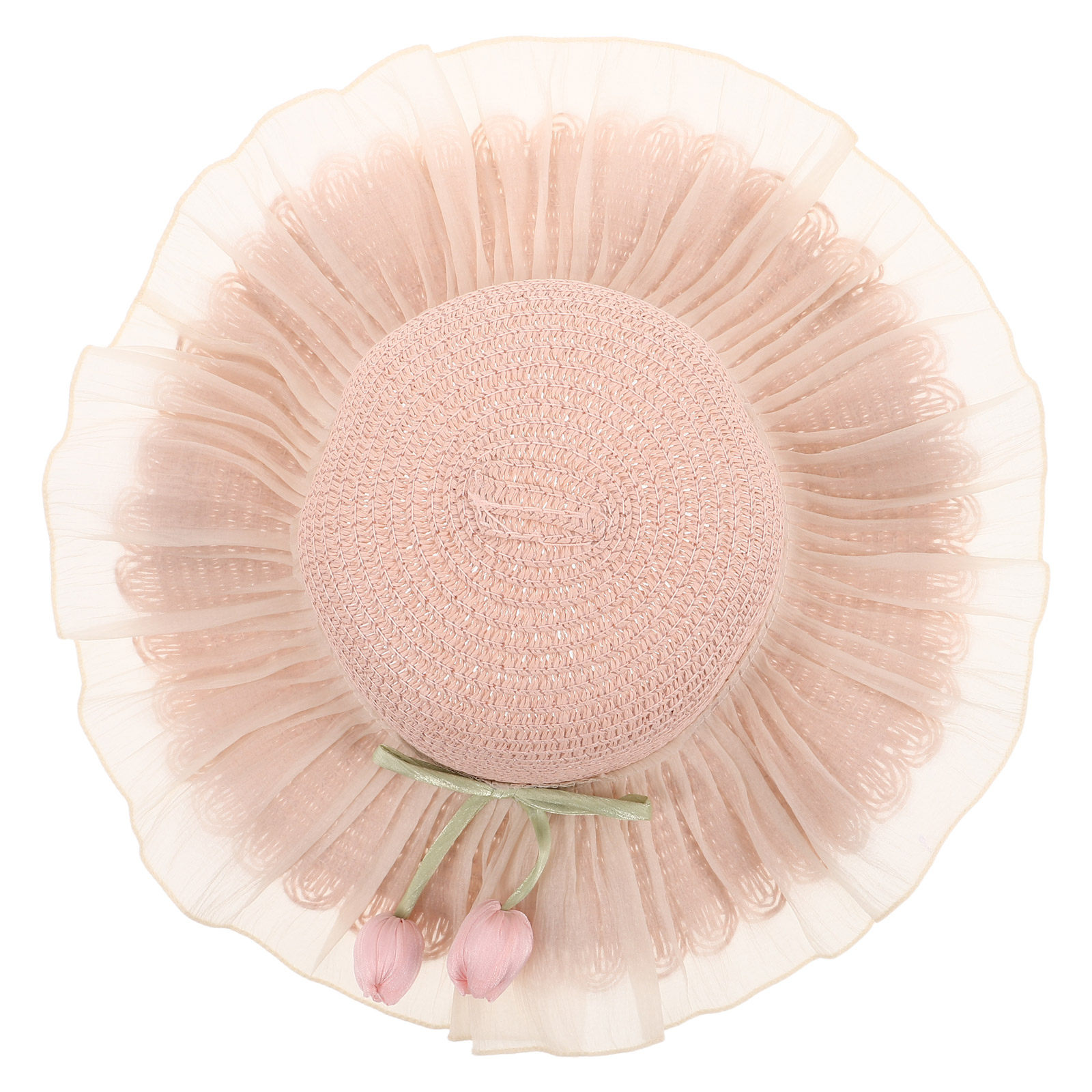 หมวกปีกกว้างสำหรับเด็กผู้หญิง  - Straw Hat Summer บทวิจารณ์และราคา