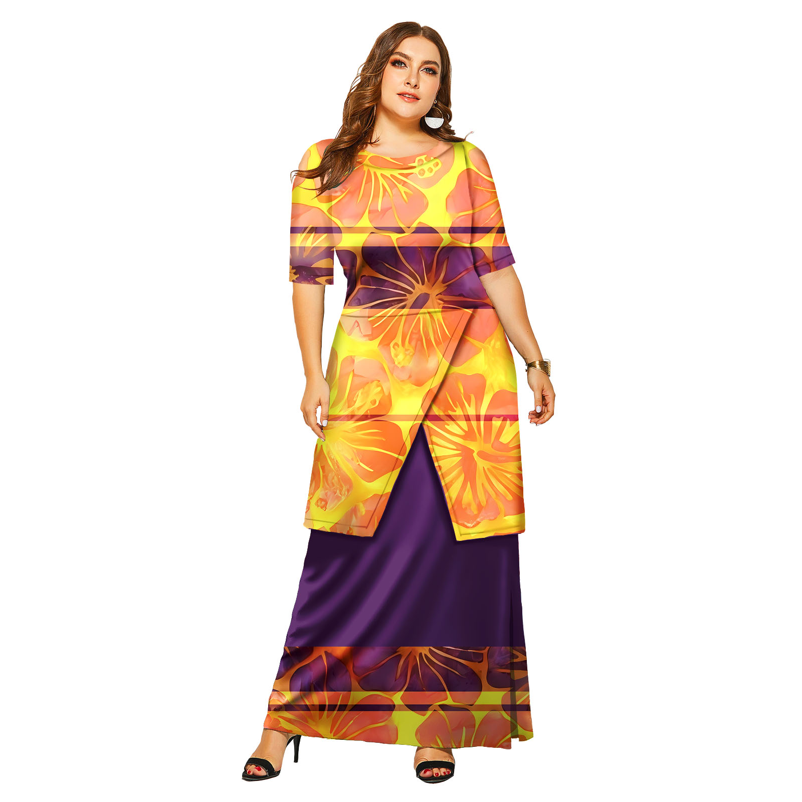 ชุดเดรสลายดอกไม้ฮาวายแบบสั่งทำ - Women'S Fashion Dresses Images บทวิจารณ์และราคา