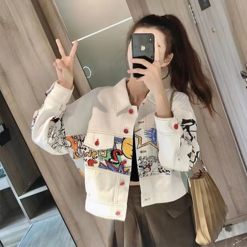 หญิงเกาหลีแฟชั่นคาวบอยเสื้อ Ou - Women'S Fashion Quilted Jacket บทวิจารณ์และราคา