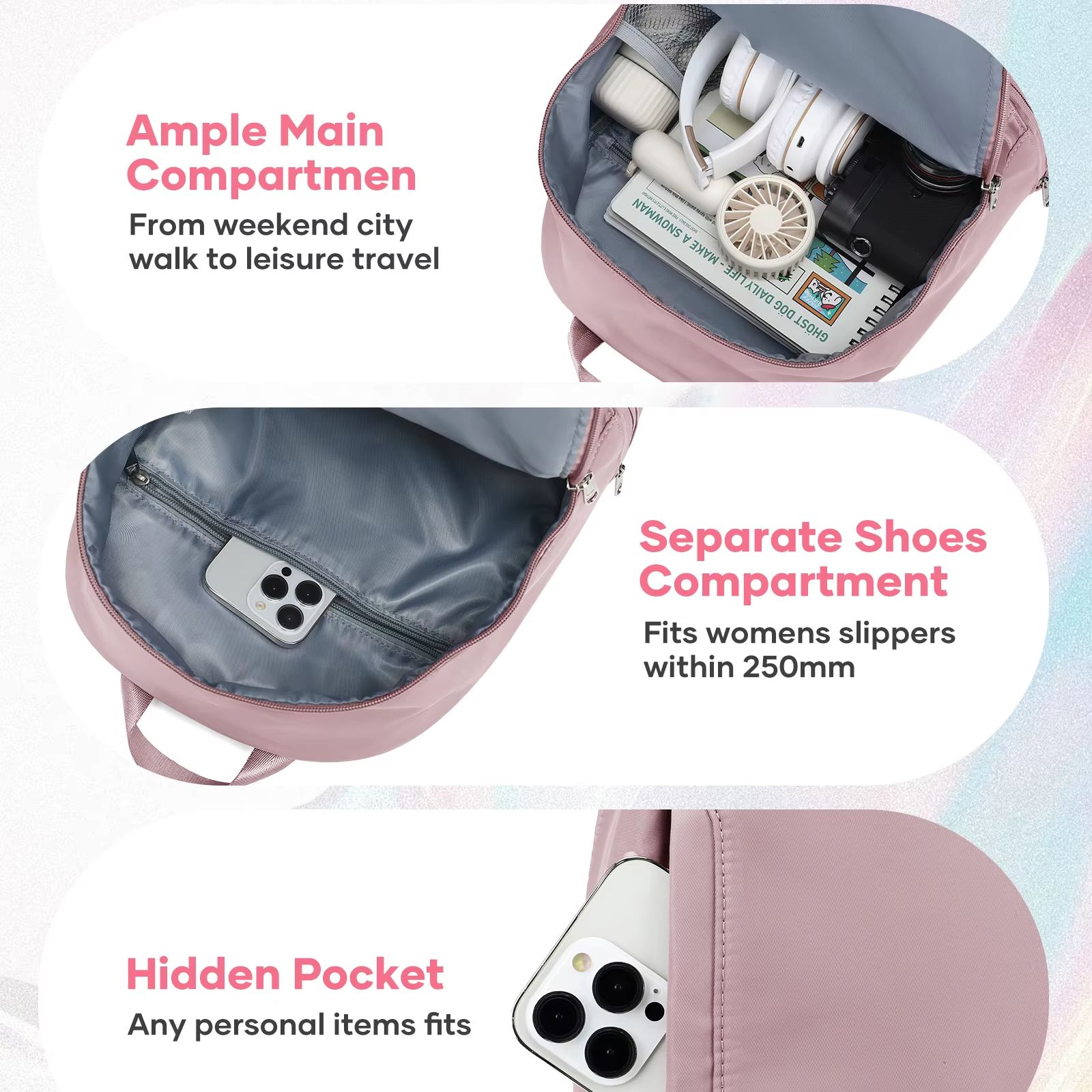 กระเป๋าสำหรับผู้หญิง, กระเป๋าเ - Women'S Fashion Backpack บทวิจารณ์และราคา