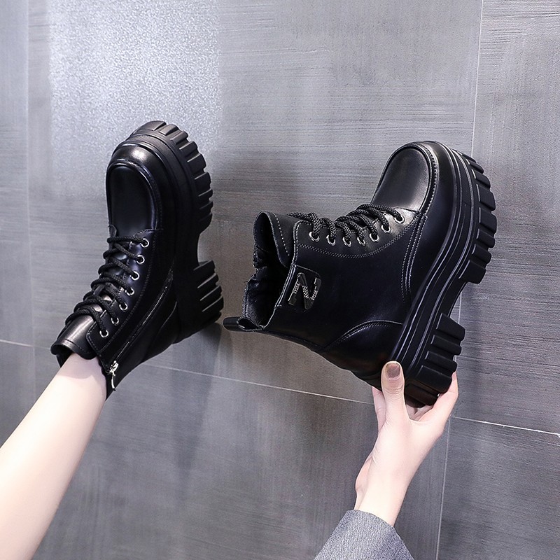 รองเท้าบูทผู้หญิงพื้นหนา รุ่นใ - Women'S Fashion Petite บทวิจารณ์และราคา