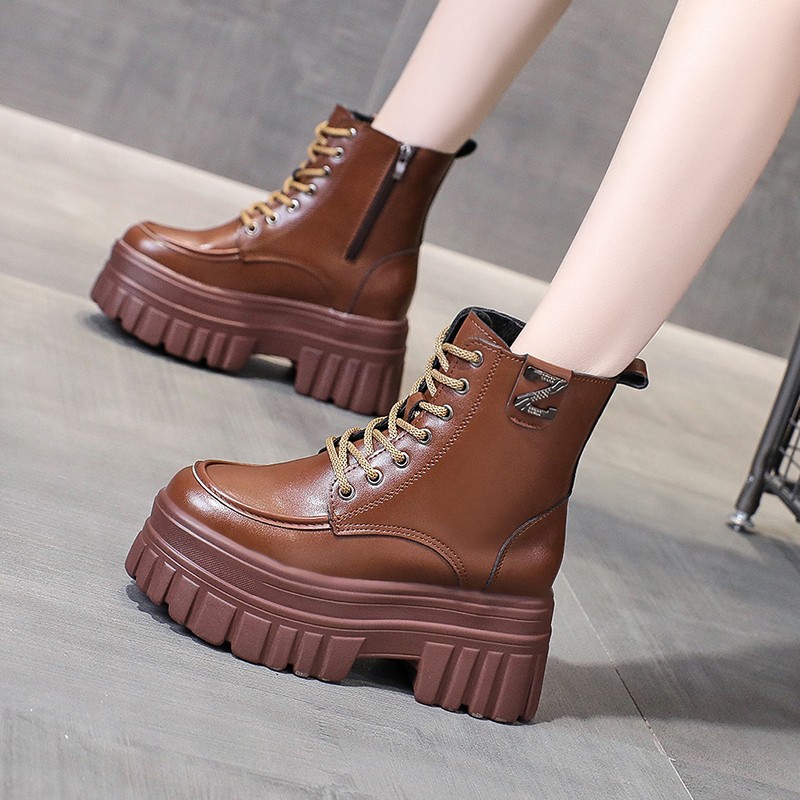 รองเท้าบูทผู้หญิงพื้นหนา รุ่นใ - Women'S Fashion Petite บทวิจารณ์และราคา