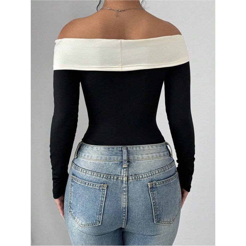 ชุดบอดี้สูทประดับโบว์ผูกไหล่ | - Women Fashion Wear บทวิจารณ์และราคา
